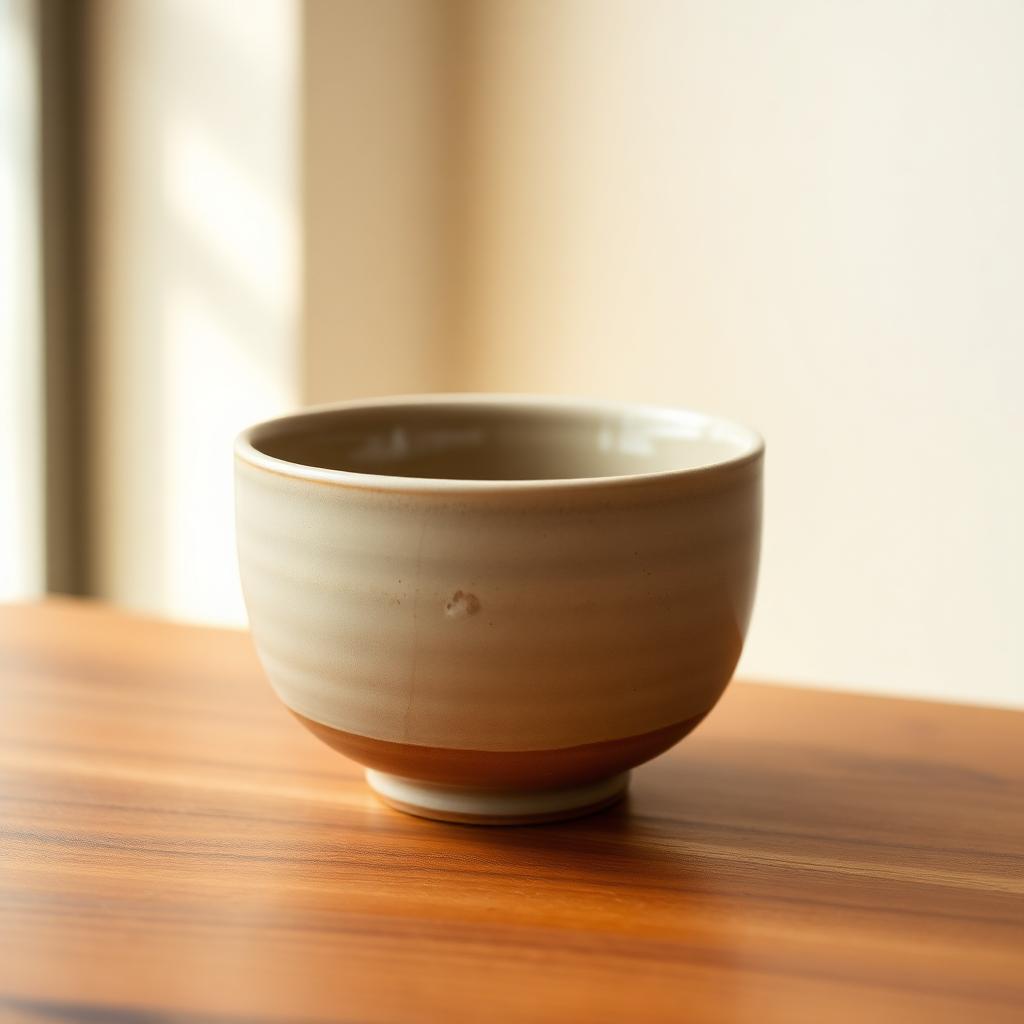 手捻茶杯